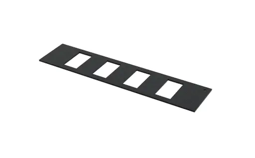 [14495] Gamber Johnson Filler Plates (Rocker Switch Filler Panel - 4 Knockouts)