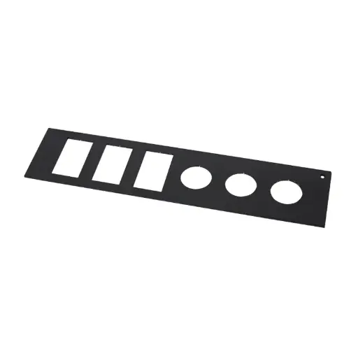 [15082] Gamber Johnson Console Outlets (2" Rocker Switch and AUX 12v Power Outlet Filler Panel)