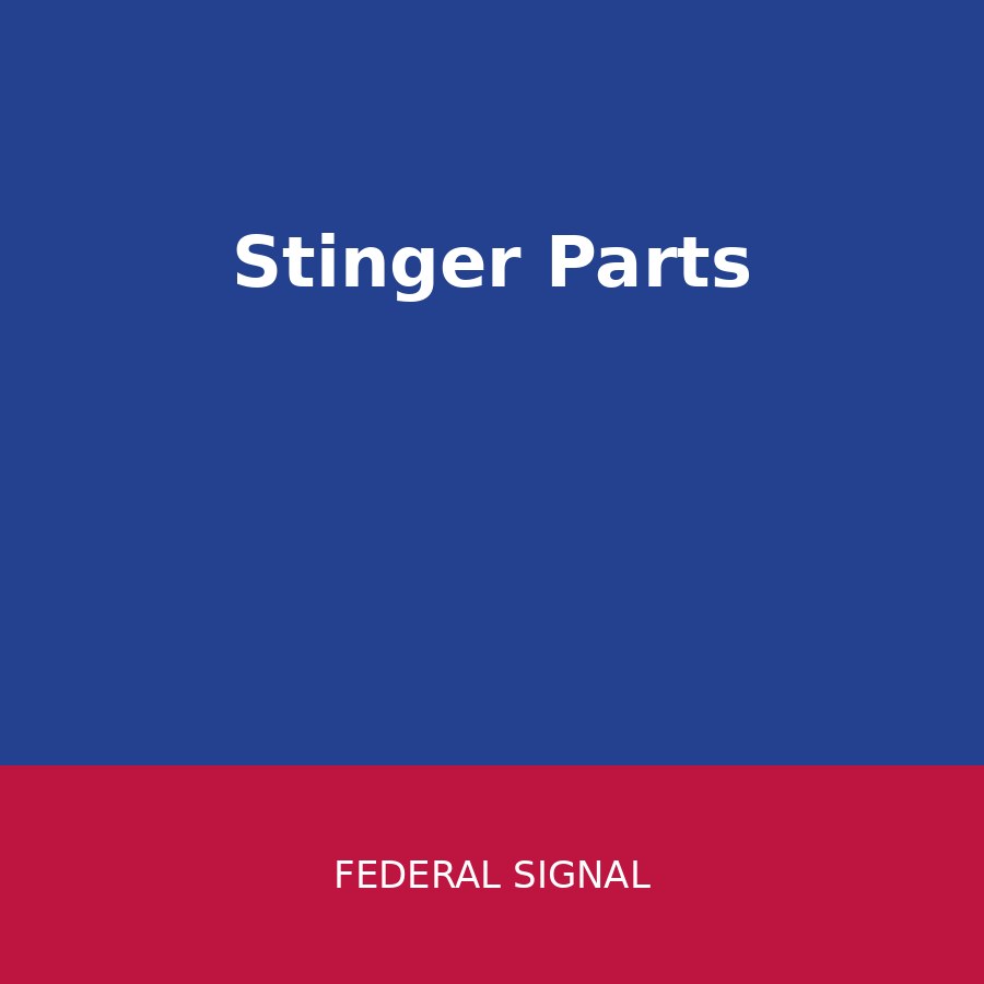 FedSig Stinger Replacement Parts
