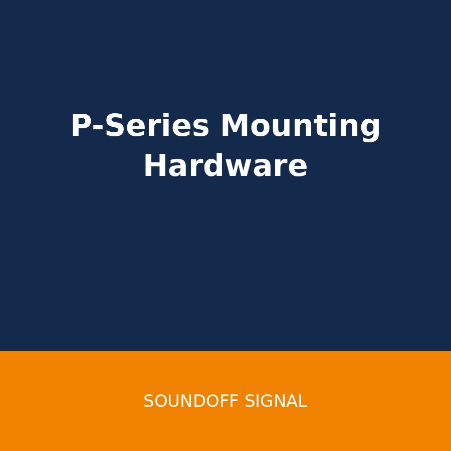 SoundOff mPower P-Series Mounting Hardware