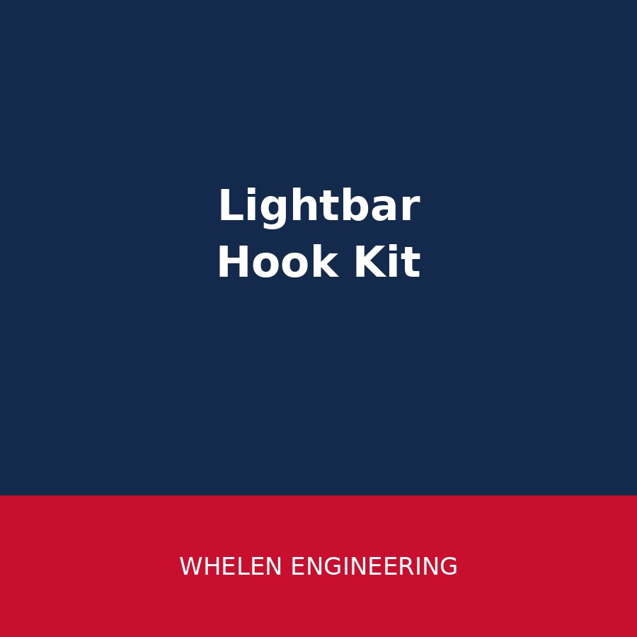 Whelen Lightbar Hook Kit