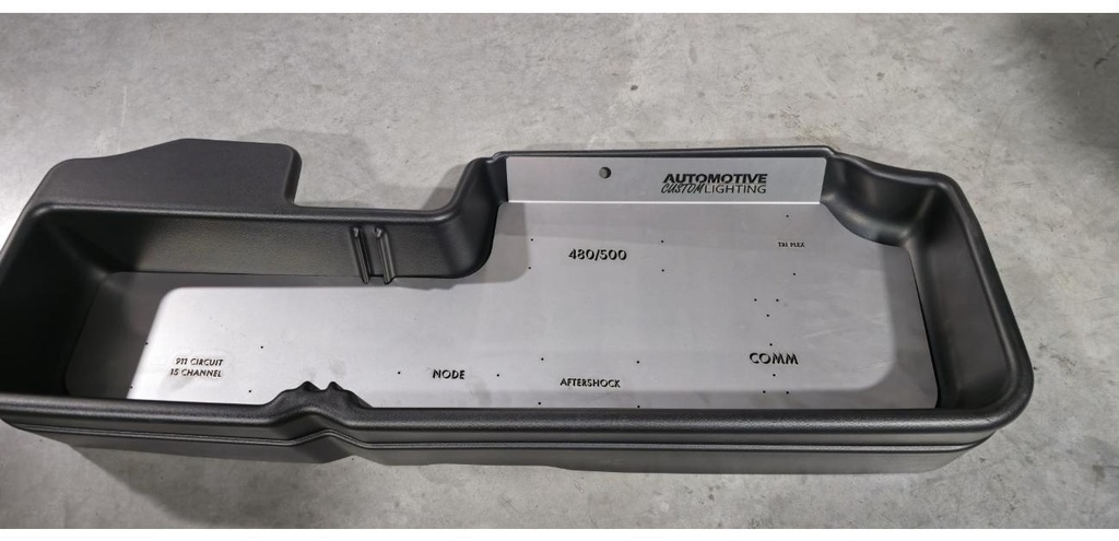 Automotive Custom Lighting Underseat Electronics Tray - Silverado
