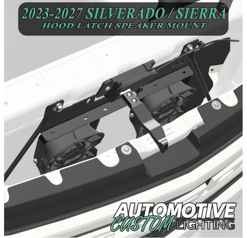 Automotive Custom Lighting Speaker Bracket - Silverado