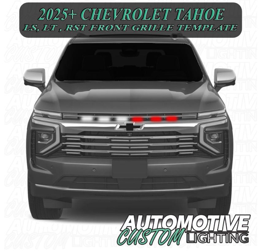 Automotive Custom Lighting Civilian Upper Grille Mounting Template - Tahoe (2025+)