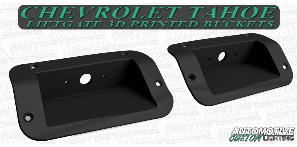 Automotive Custom Lighting Liftgate Mounting Buckets - Tahoe