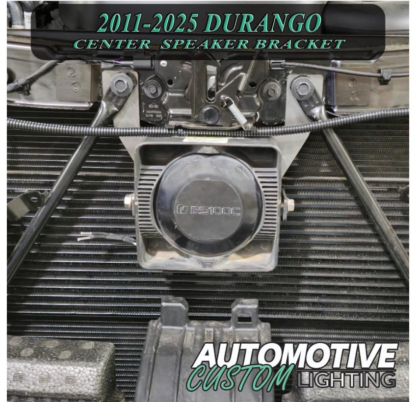 Automotive Custom Lighting Speaker Brackets - Durango