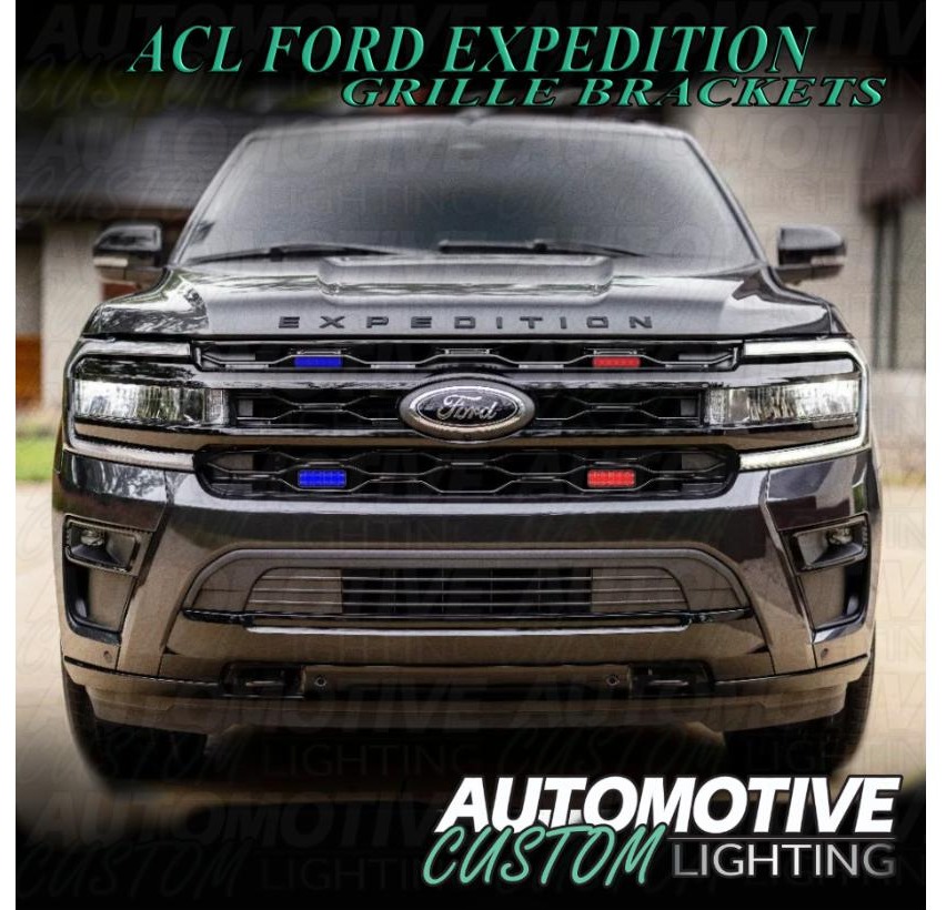 Automotive Custom Lighting Grille Mounting Brackets - Expedition