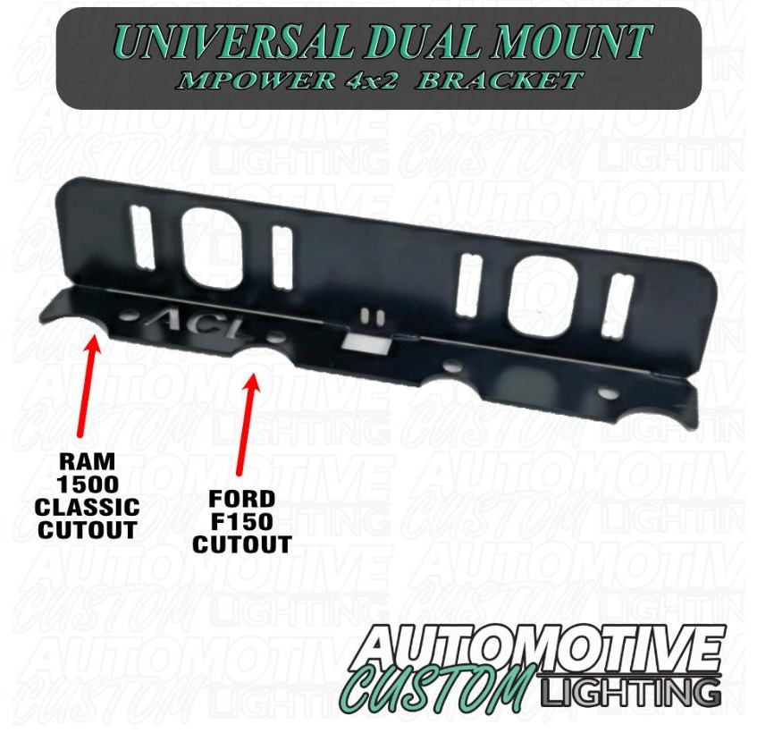 Automotive Custom Lighting Rear Side Door Brackets - F-150