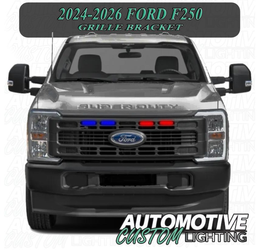 Automotive Custom Lighting Upper Grille Bracket - Super Duty (2023+)