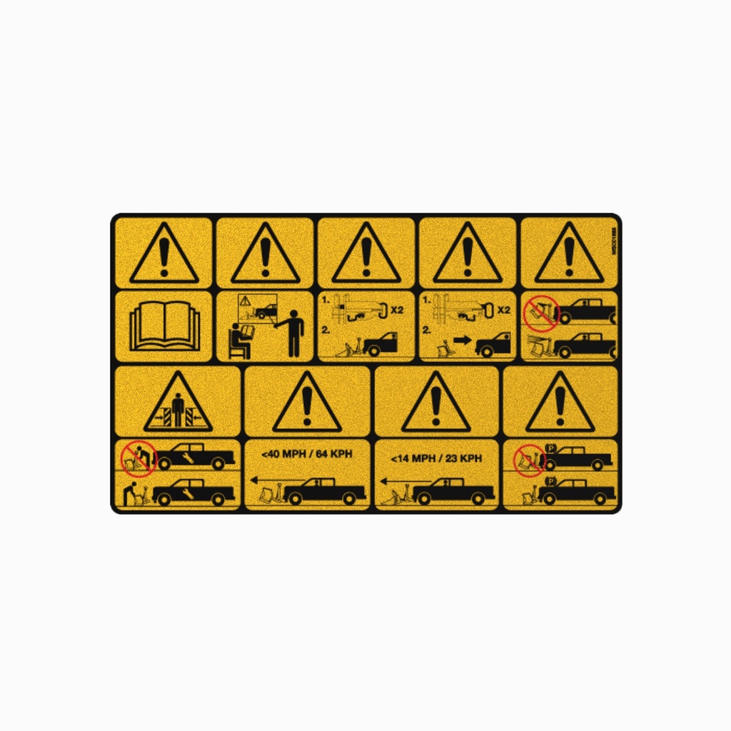 Boss Plow Decals