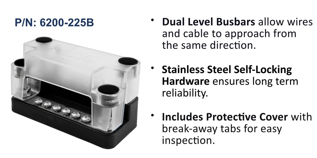 Egis 200 A Dual Level Busbars
