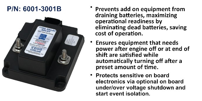 Egis TH3 Series Time Delay Relays & Battery Guards