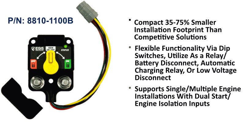 Egis XD Flex 1 Relays - DTM Connector