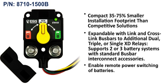 Egis XD Flex 2 & Flex 3 Relays - Tinned Wires