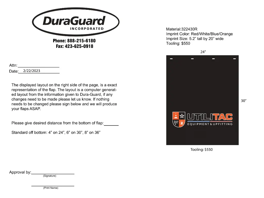 UTILITAC Mud Flaps