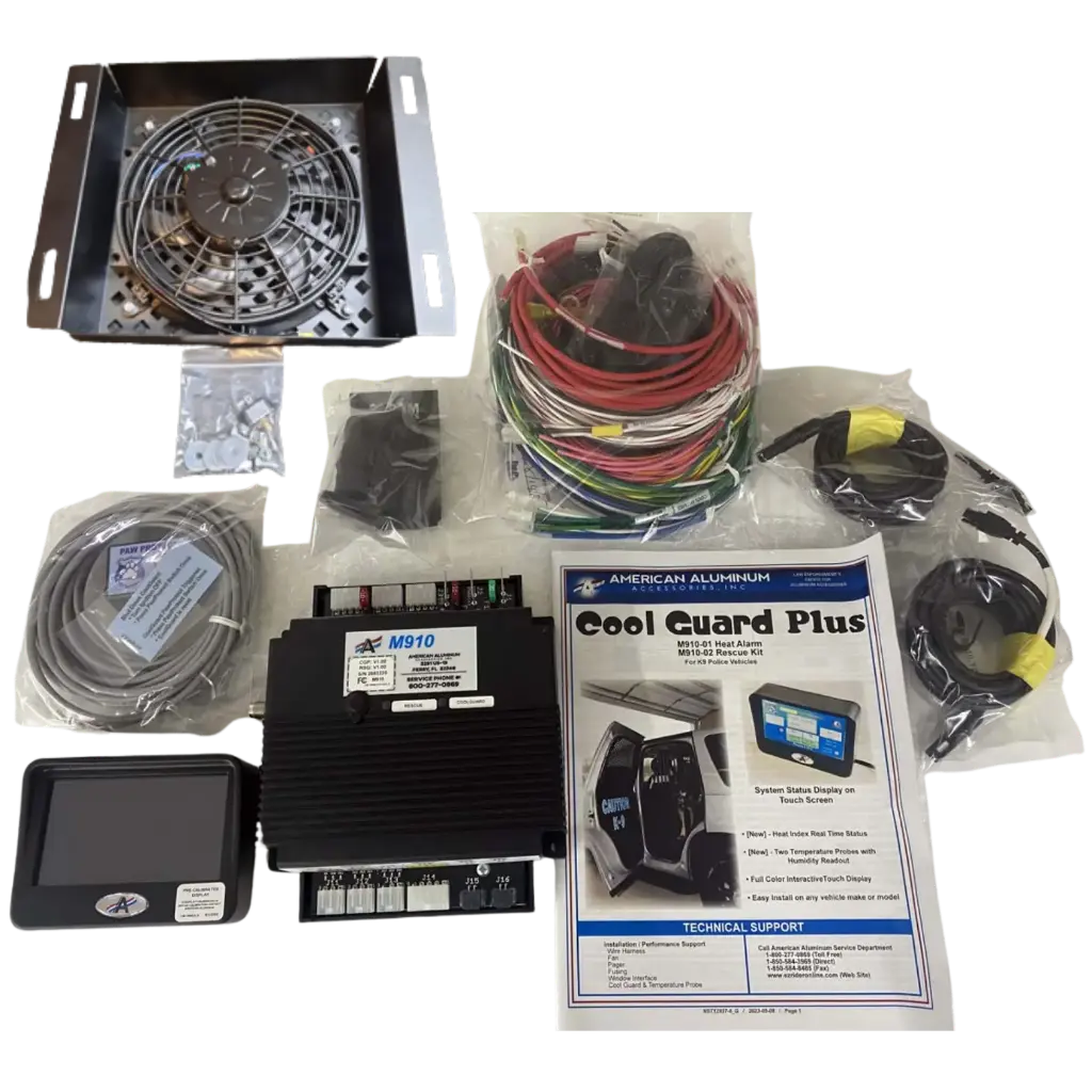 American Aluminum Heat Alarm + Fan Kit