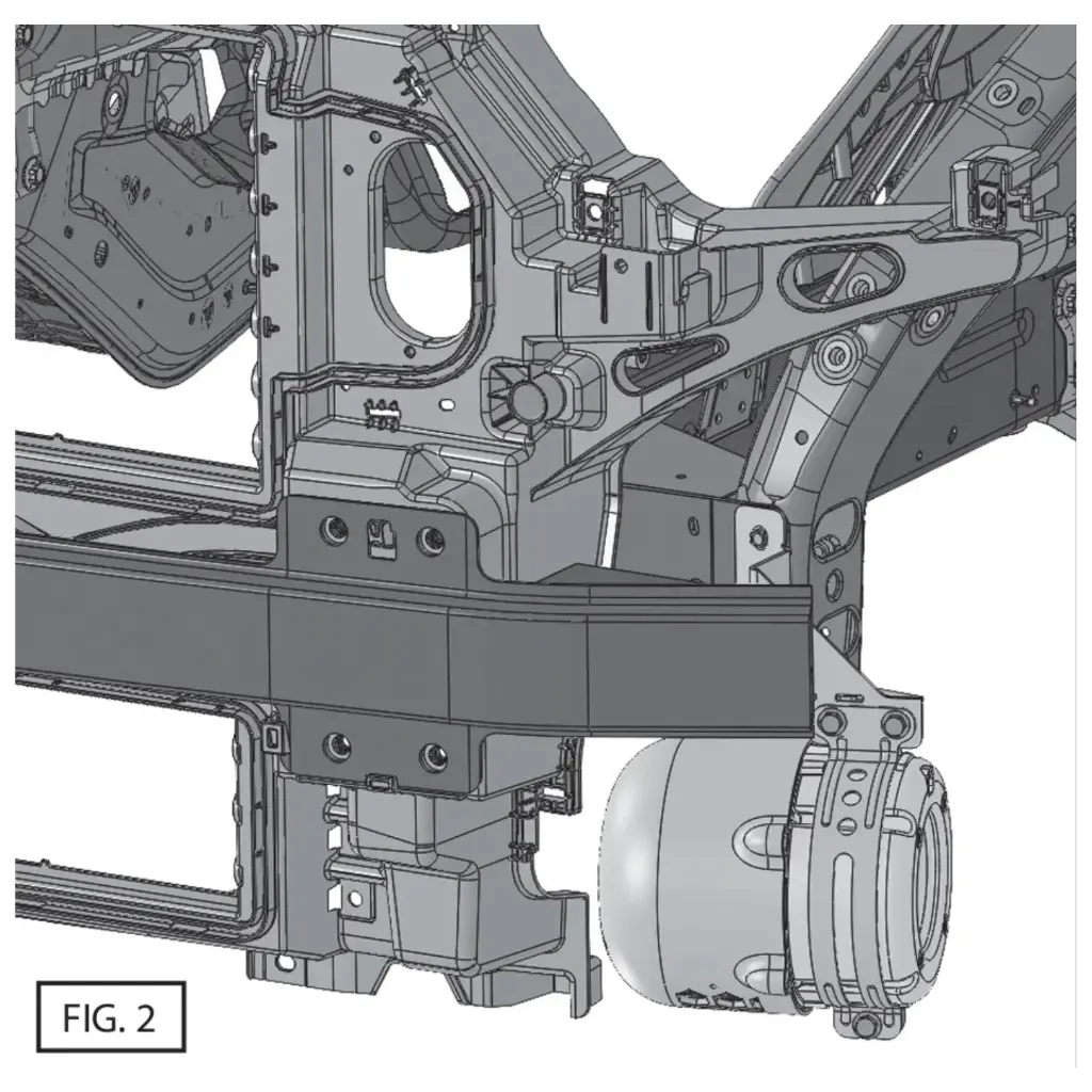 SoundOff Charger Low Frequency Siren Bracket (2011-2024)