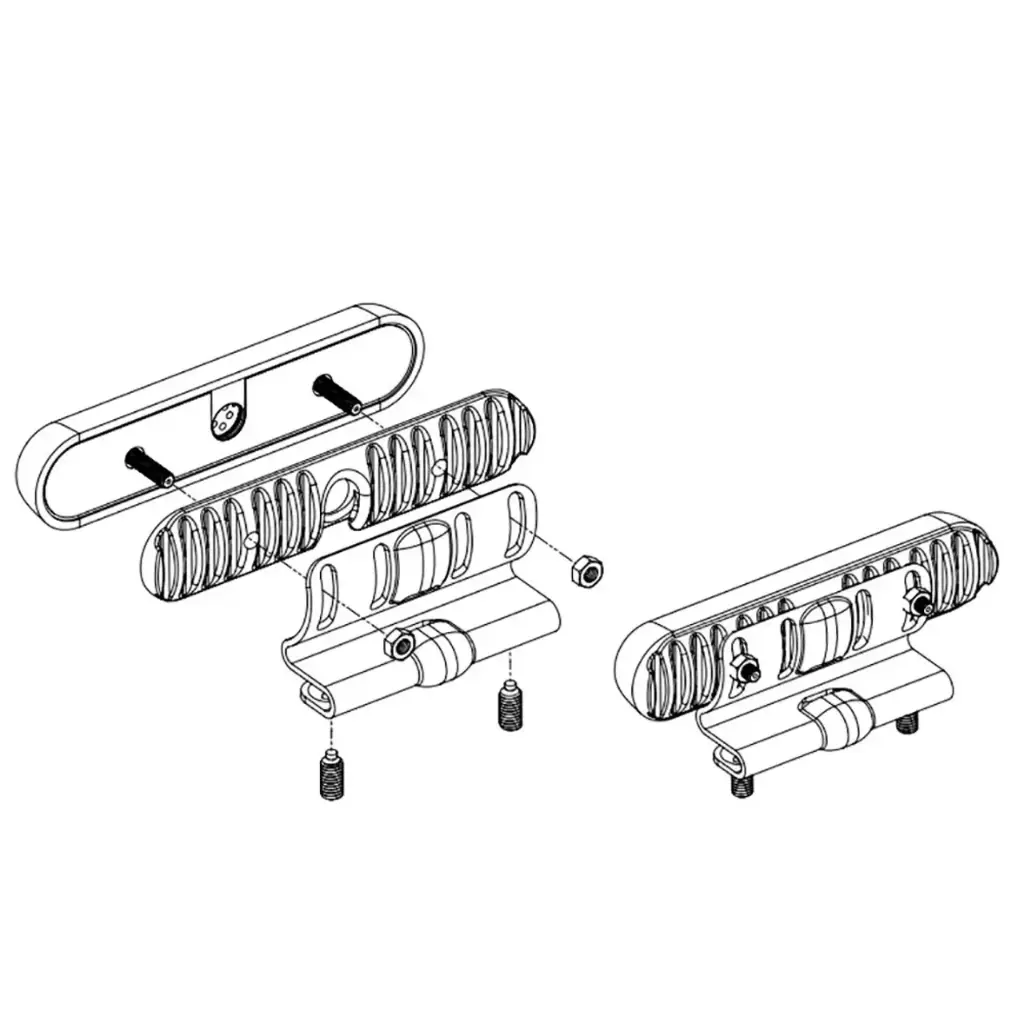 SoundOff Tahoe Surface Mount Bracket 3" mPowers