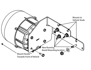 Whelen Howler Bracket - F-150
