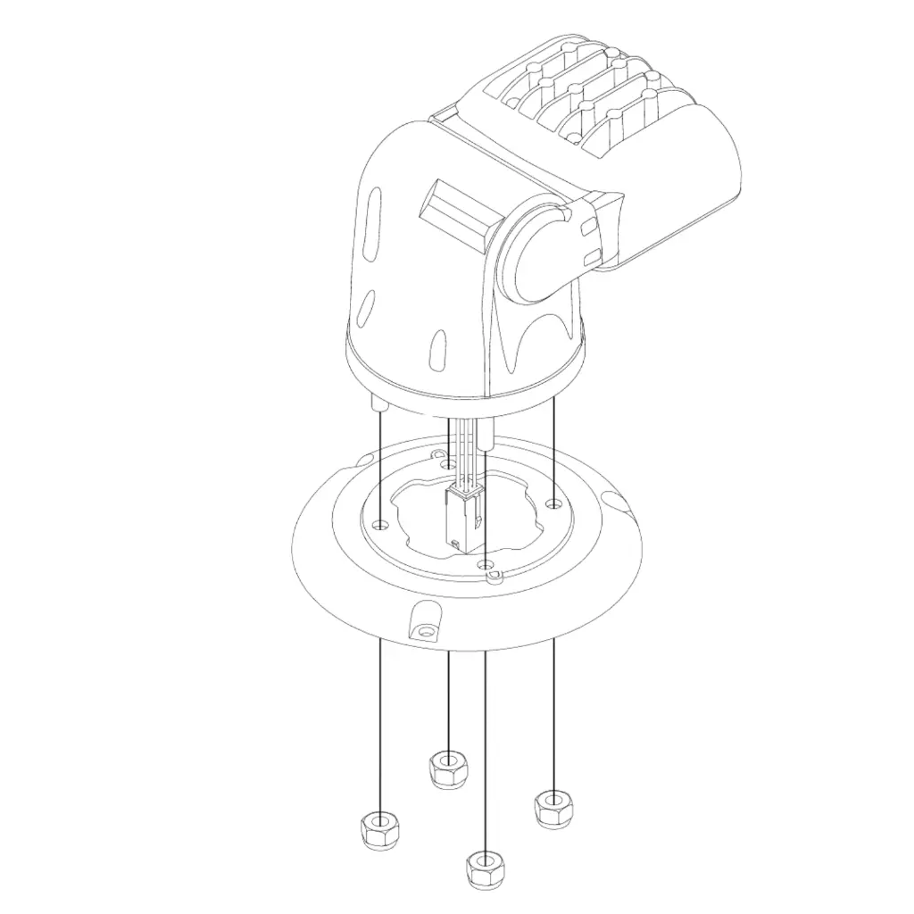 Whelen Remote Spotlight Bracket Universal