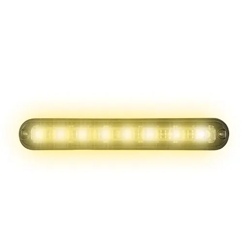 [PSA01FCR] Whelen Mega T-Series (Standard (5-Wire), Amber, Clear)