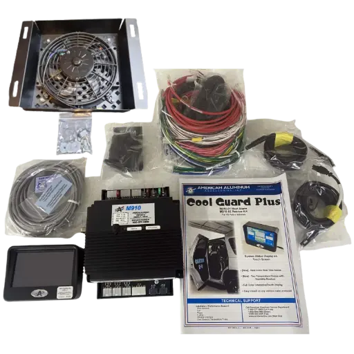 [COOLGUARD M910] American Aluminum Heat Alarm + Fan Kit