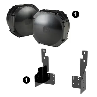 [RBC2-DUR23ND] FedSig Durango Low Frequency Siren Bracket