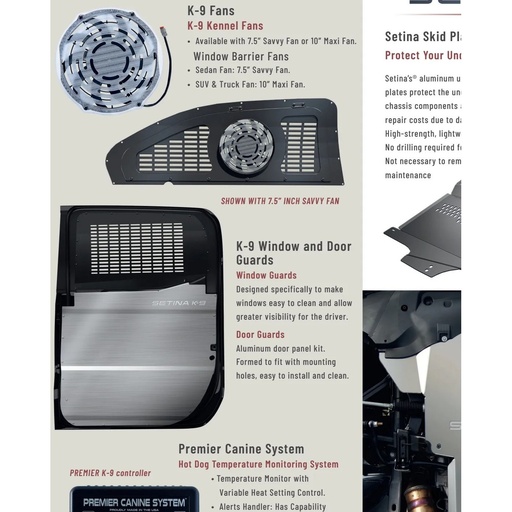 Setina K9 Electronics - PIU