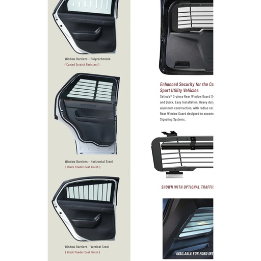 Setina Window Barriers - Silverado HD