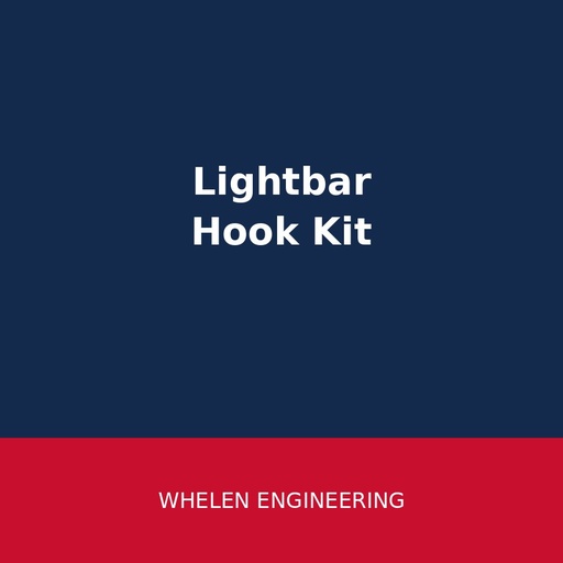 Whelen Lightbar Hook Kit
