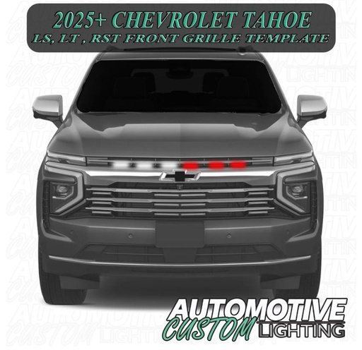 Automotive Custom Lighting Civilian Upper Grille Mounting Template - Tahoe (2025+)