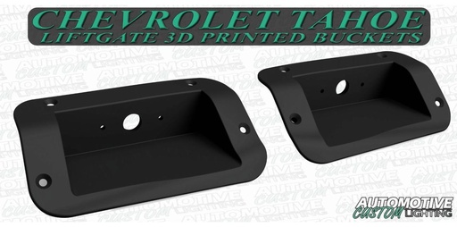 Automotive Custom Lighting Liftgate Mounting Buckets - Tahoe