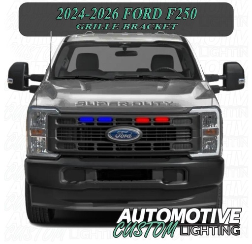 Automotive Custom Lighting Upper Grille Bracket - Super Duty (2023+)