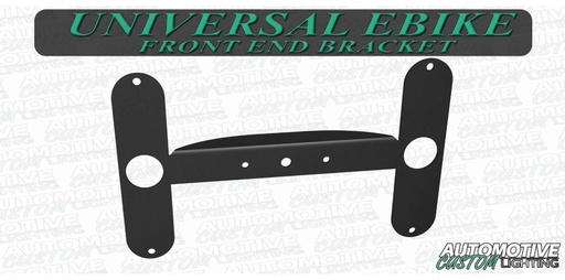[ACL-UEBIKE-FBRKT] Automotive Custom Lighting E-Bike Front Mount Bracket - Universal
